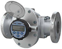 3 to 4" Flanged Oval Gear Flowmeters with LCD Display & 4-20 mA Output