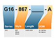 G16 Style 867 and 868 Matrix